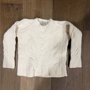 Aran Sweater Market Cozy Cream Kids Sweater